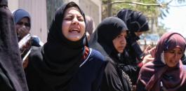 تشييع جثامين الشهداء الفلسطينيين في غزة 