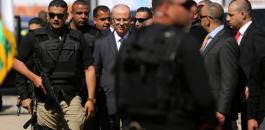 هجوم المستوطنين على موكب رئيس الوزراء الفلسطيني 