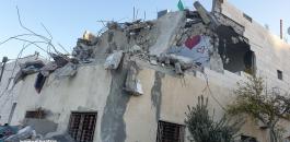 قوات الاحتلال تهدم 4 منازل في بيت كاحل 