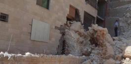 إصابة 3 مواطنين بانهيار صخري في نابلس