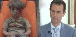 الرئيس السوري بشار الأسد والطفل عمران