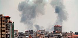 اسرائيل  تقصف غزة 