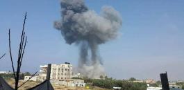 القصف على قطاع غزة 