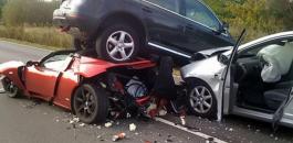 8 إصابات بعدة حوادث سير بمدينة جنين 