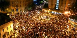 تظاهرات ضد نتنياهو 