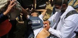 قناصة الاحتلال تعمدوا قتل الشهيد الصحفي ياسر مرتجى