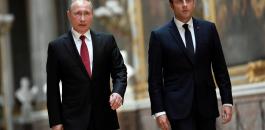 بوتين يحذر الرئيس الفرنسي من شن عدوان على سوريا
