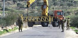 الاحتلال يعيد فتح البوابة الحديدية في دوار جنوب الخليل المغلقة منذ شهرين