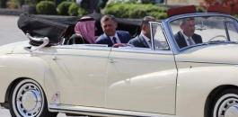 السيارة التي استقلها الملك سلمان في الأردن 