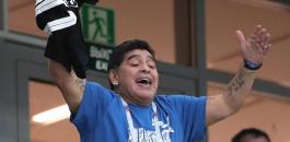 مارادونا يجهش بالبكاء عقب هزيمة الأرجنتين القاسية أمام كرواتيا