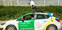 سيارة جوجل في رام الله