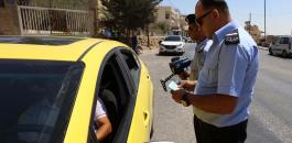 حملة مرورية في شوارع  الضفة الغربية 