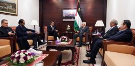 لقاء بين الرئيس عباس والمبعوث السويسري لعملية السلام 