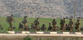 تدريبات عسكرية اسرائيلية في طوباس 