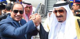 العاهل السعودي وعبد الفتاح السيسي 