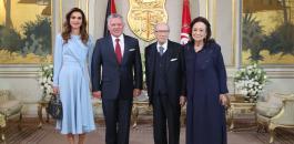 الملك عبد الله في تونس 