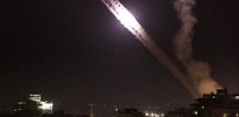 اطلاق صواريخ من غزة الى اسرائيل 