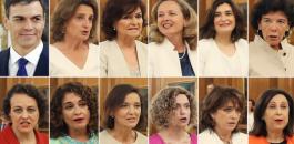 الحكومة النسائية في أسبانيا تؤدي اليمين الدستوري