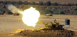 المدفعية الاسرائيلية تقصف هدفا في غزة 