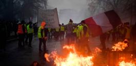 المتظاهرون في فرنسا 