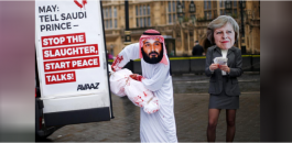 المئات يتظاهرون في بريطانيا احتجاجاً على زيارة ولي العهد السعودي 