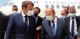 macron-aoun-beyrouth