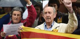 تظاهرة في كتالونيا ضد الانفصال عن برشلونة 