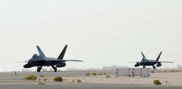 مقاتلات F-22 الامريكية في قطر 