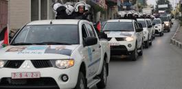 اتلاف مركبات غير قانونية واعتقال مطلوبين في رام الله 
