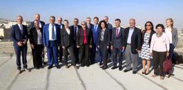 وزيرة الثقافة ورؤساء جامعات ألمانية يزورون جامعة القدس