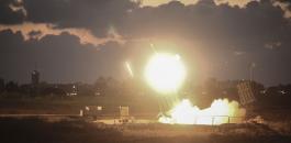 سقوط 3 قذائف صاروخية في منطقة غلاف غزة أطلقت من سيناء