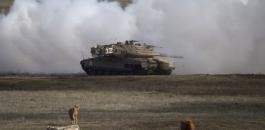 المدفعية الاسرائيلية تقصف هدفا جنوب قطاع غزة 