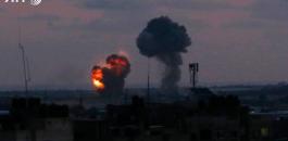 طائرات الاحتلال تقصف 25 موقعاً في قطاع غزة فجر اليوم