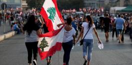 التظاهرات في لبنان والحريري 