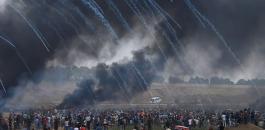 اصابات في مواجهات مع الاحتلال بغزة 