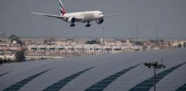 طائرة مسيرة ومطار دبي 