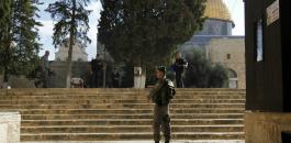 ابعاد فلسطينيين عن المسجد الأقصى 