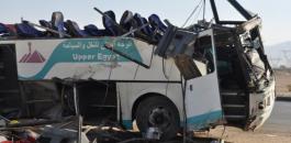 انقلاب حافلة معتمرين اردنيين 