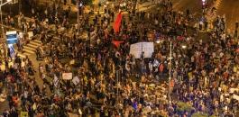 اعتقال اسرائيليين تظاهروا ضد نتنياهو 