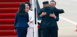 رئيس كوريا الجنوبية في كوريا الشمالية 