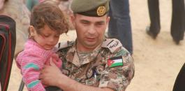 الجيش الاردني واللاجئيين السوريين 
