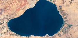 منسوب المياه في بحيرة طبريا 