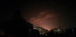 قصف جوي اسرائيلي على سوريا 