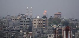 طائرة اسرائيلية تقصف هدفا في غزة 