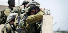 الجيش الاسرائيلي على الحدود السورية 