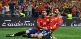 إسبانيا تعبر لمونديال روسيا بثلاثية في ألبانيا