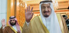 العاهل السعودي والحجاج القطريين 