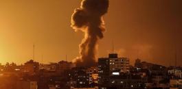قصف  اسرائيلي على غزة 