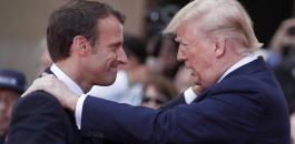 ترامب والرئيس الفرنسي 