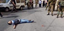 اعدام شاب فلسطيني في الخليل 